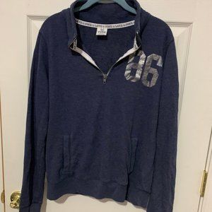 Pink brand navy quarter zip